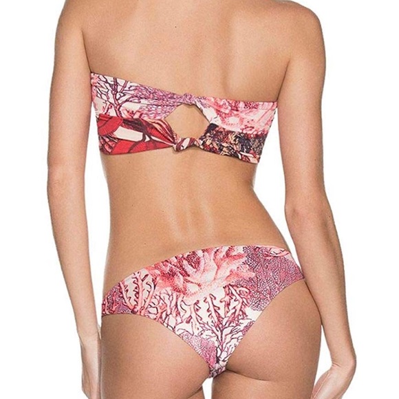 MAAJI Flowery Knots Hipster Side Split Bottom sz L - Picture 2 of 2